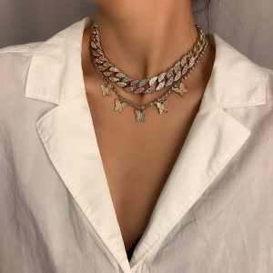 Diamond Clavicle Necklace