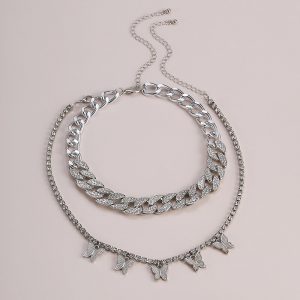 Diamond Clavicle Necklace