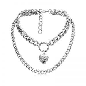 Double Heart Necklace