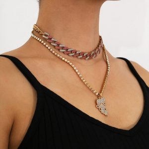 Full diamond necklace