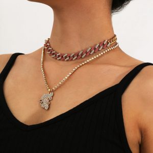 Full diamond necklace