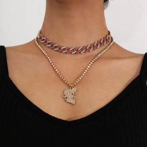 Full diamond necklace