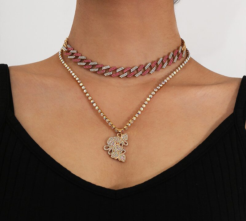 Full diamond necklace