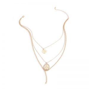 Gold alloy necklace