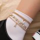 Rhinestone anklet