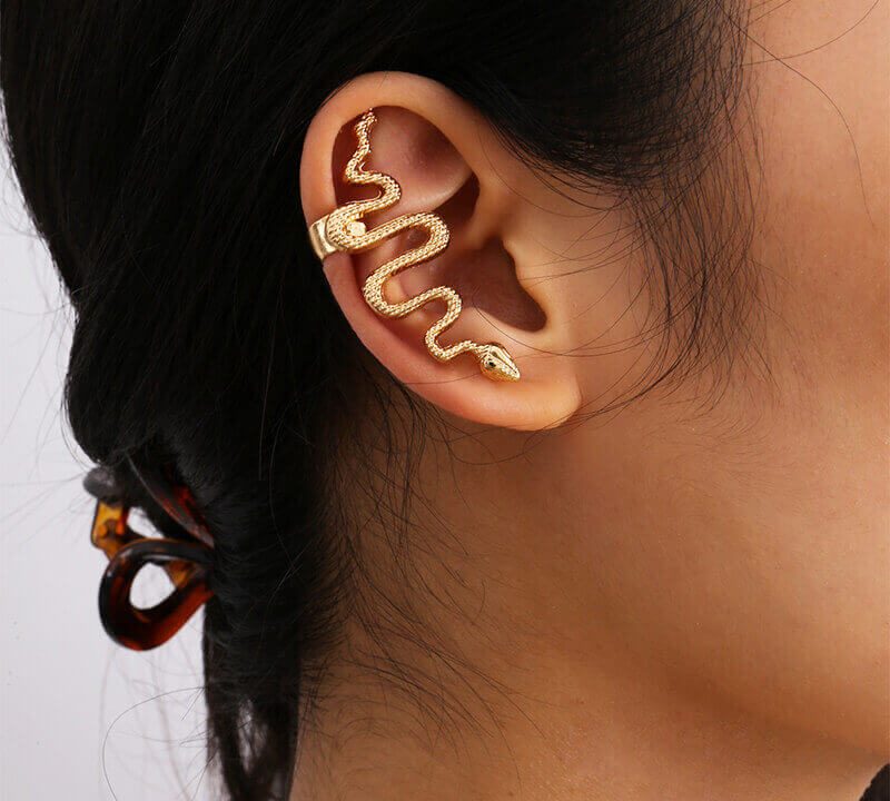 Snake earring